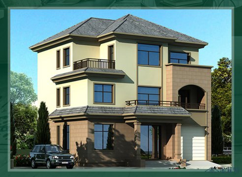 L3户型八室四厅五卫带车库 354.41m²